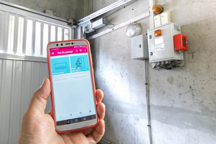 Application Yespark sur smartphone