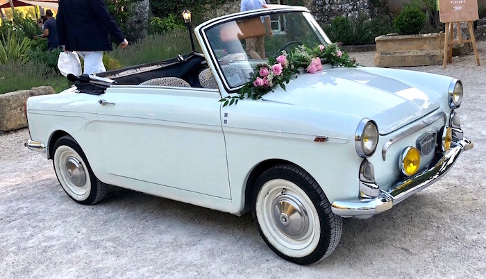 Autobianchi Bianchina Eden Roc de 1968 blanche