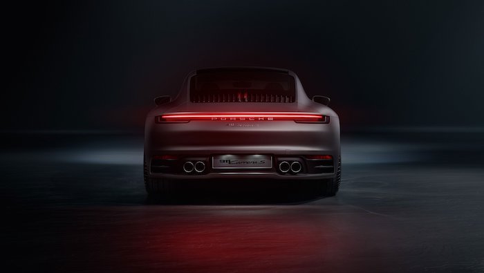 Porsche 992 bandeau lumineux arrière
