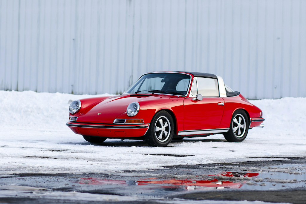 Porsche 912 Targa rouge