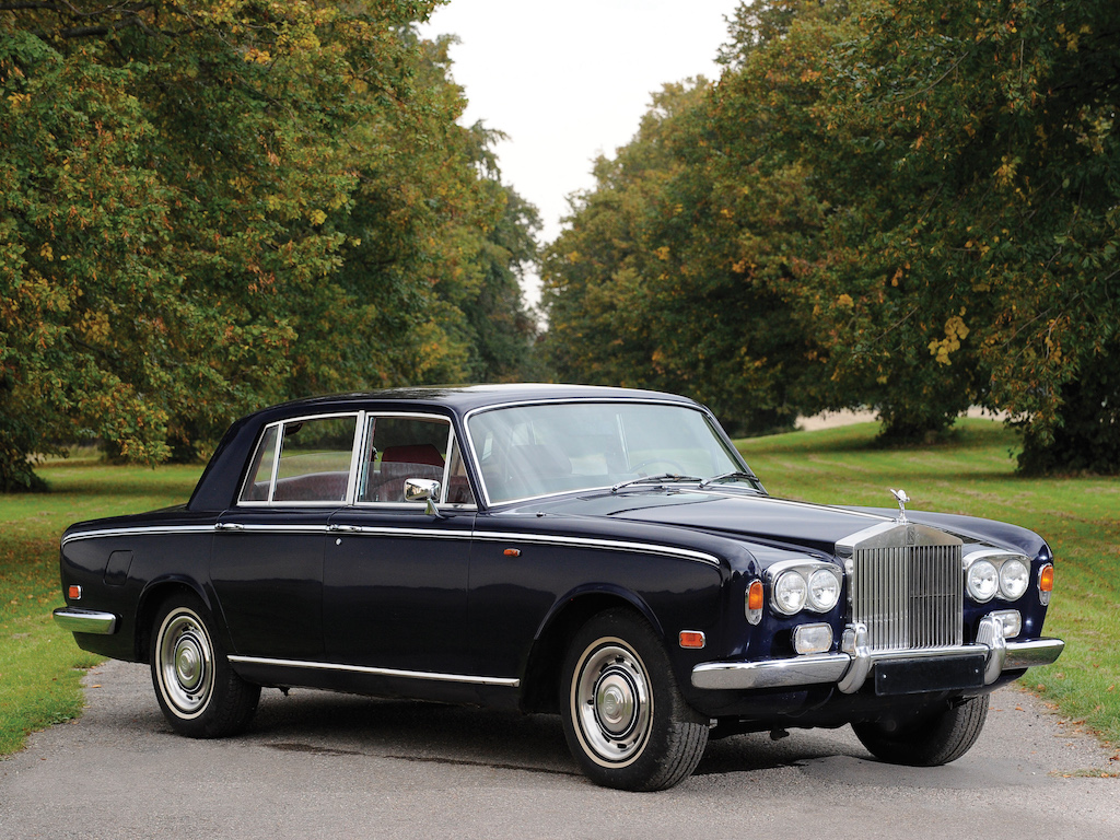 Rolls Royce Silver Shadow bleue