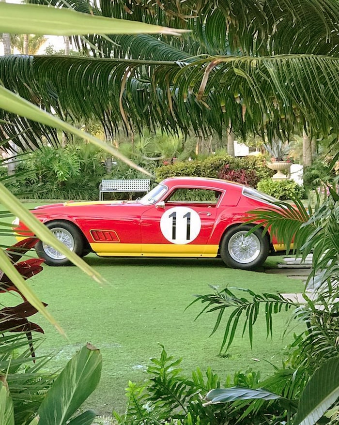 Ferrari 250GT LWB Berlinetta de 1959 rouge et jaune