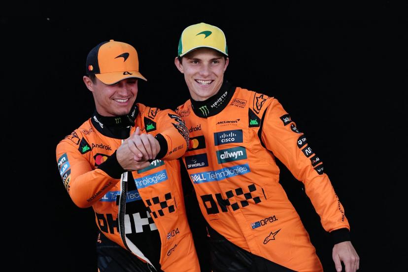 Une photo de Lando Norris et Oscar Piastri