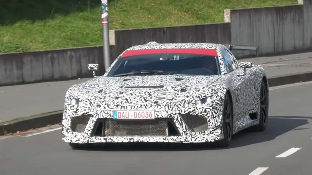 Photo d'une voiture mulet, baptisée lexus lfr