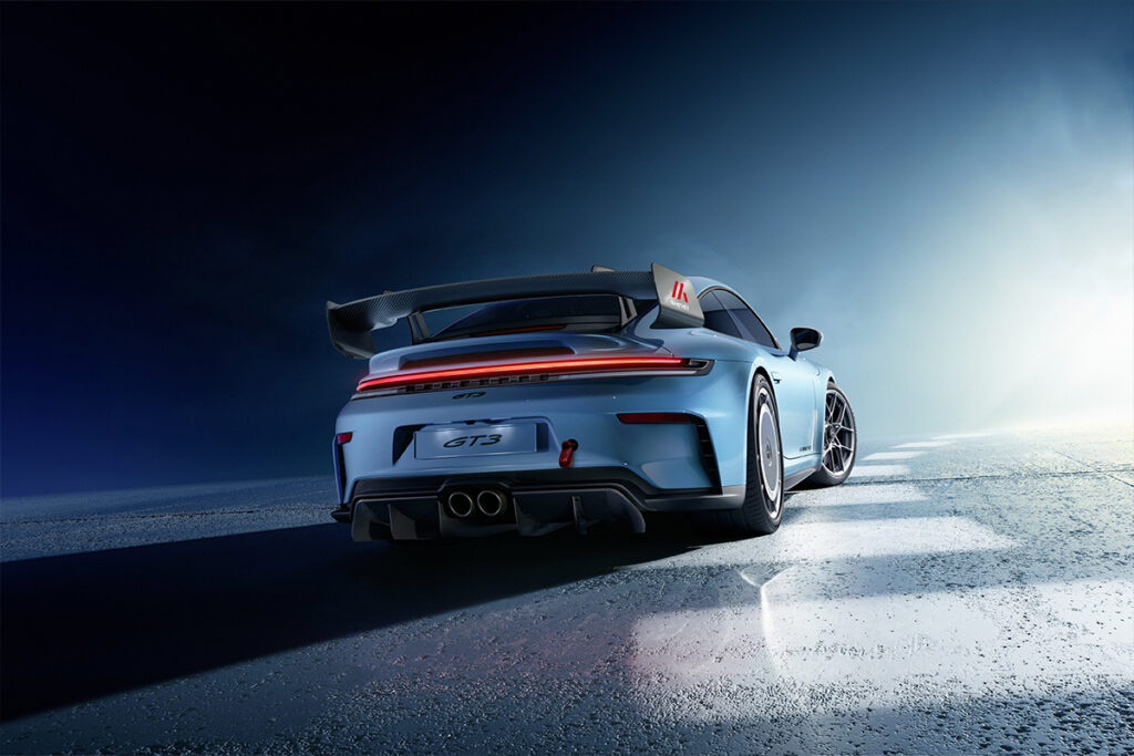 La Porsche 992.2 GT3 équipée du kit Manthey Racing