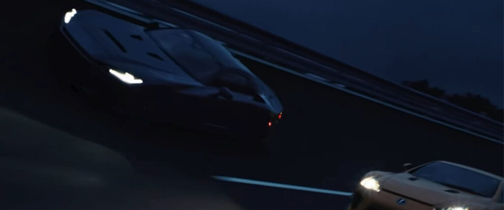 un screen de la video teaser de la toyota gr gt