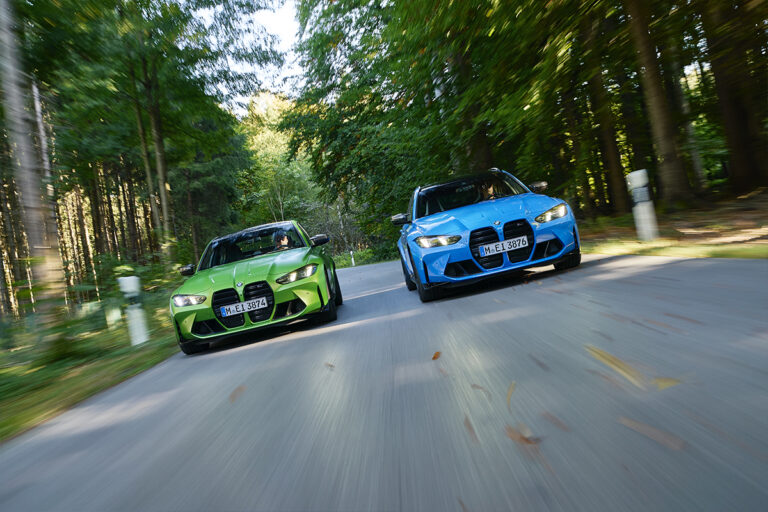 Deux BMW M sur la route