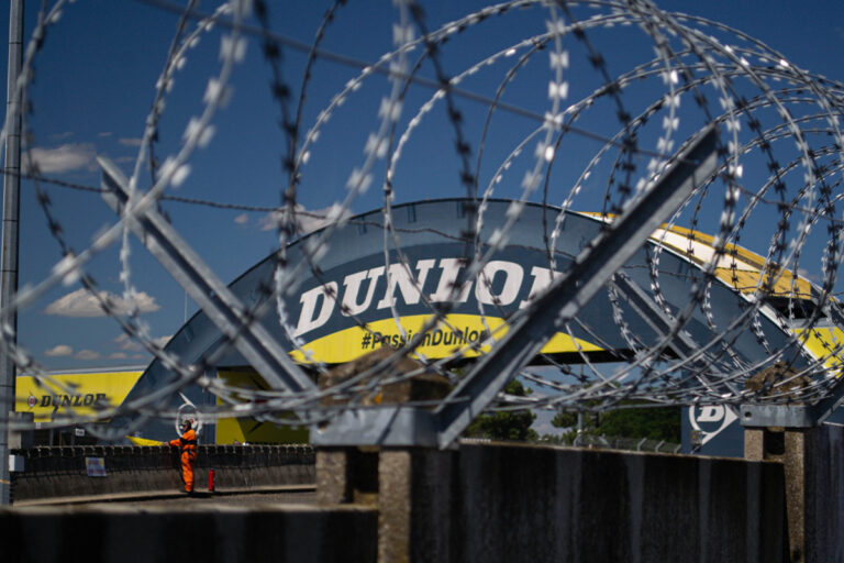 La passerelle Dunlop au Mans
