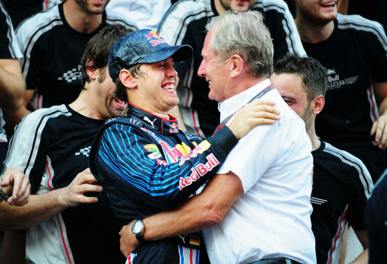 Sebastian Vettel et Helmut Marko