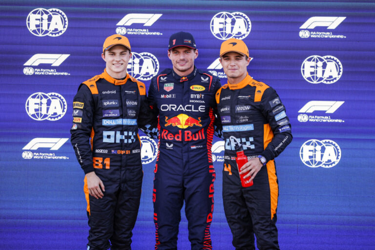 Piastri, Verstappen et Norris