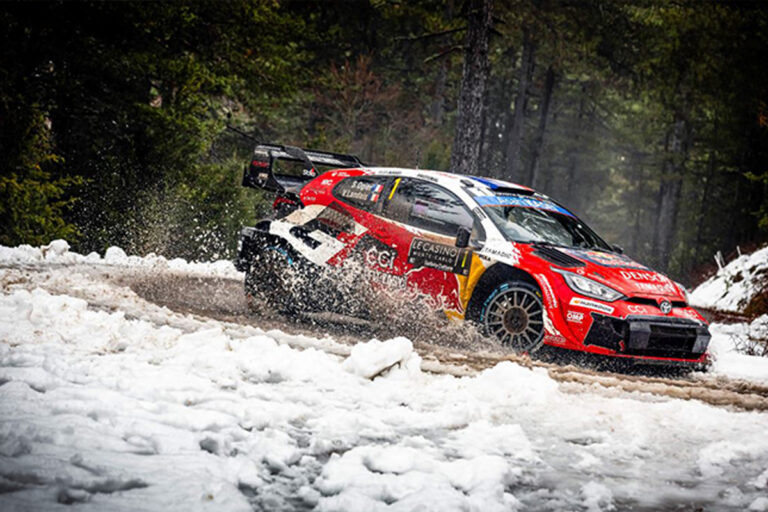 Sebastien Ogier et Vincent Landais lors du rally de Monte Carlo 2026