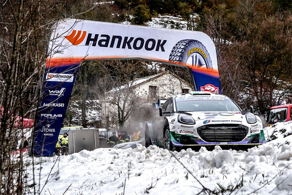 Ford Puma lors du rally de monte carlo