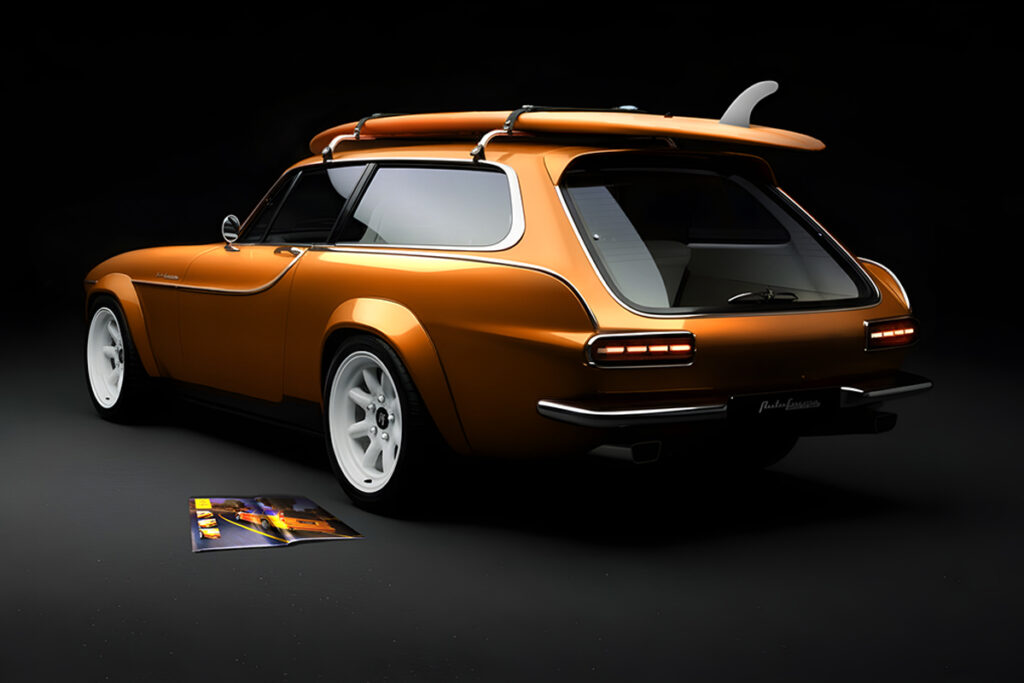 Volvo P1800ES Shooting Brake Restomod par Autoforma