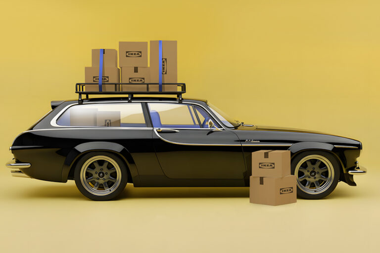 Volvo P1800ES Shooting Brake Restomod par Autoforma