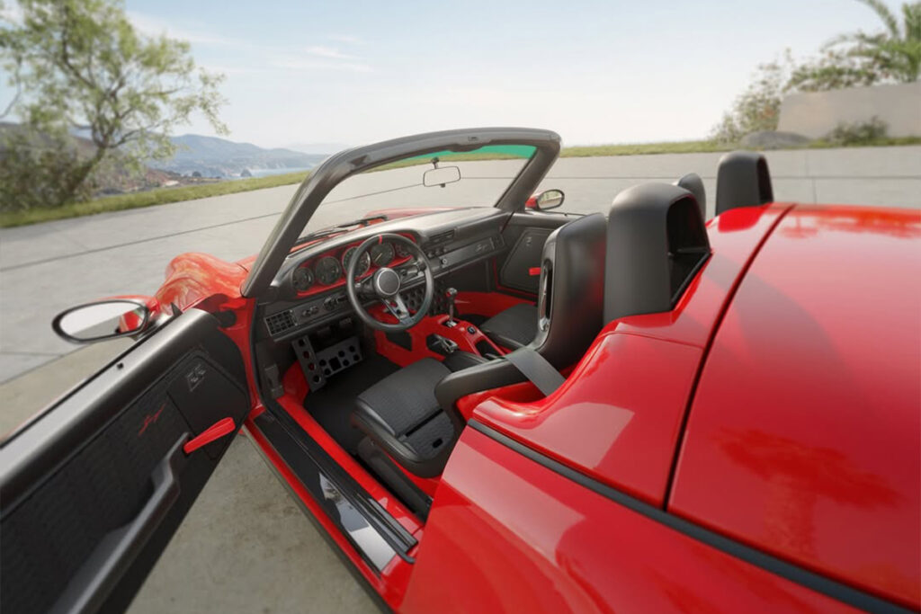 intérieur singer 911 carrera cabriolet