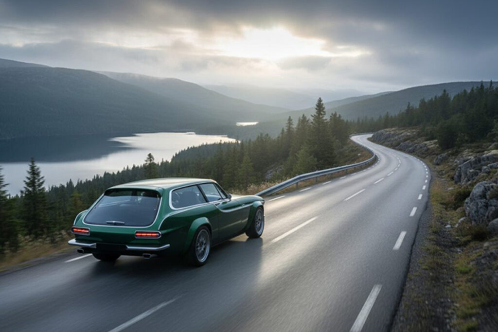 Volvo P1800ES Shooting Brake Restomod par Autoforma