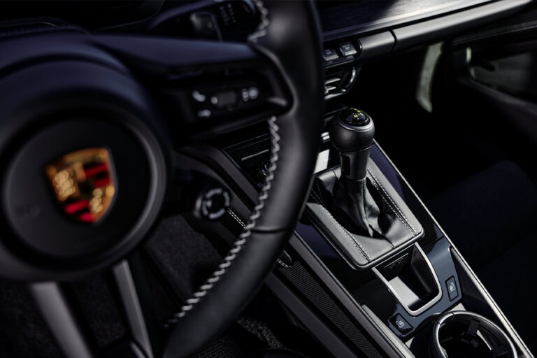 Porsche GT3 gearshift