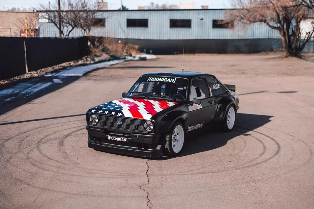Elle pesait 906 kg, rugissait à 9 000 tr/min et appartenait à Ken Block, elle est enfin en vente