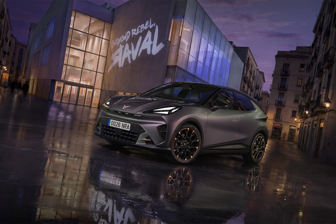 Nouvelle Cupra Raval, la concurrente espagnole de la R5 E-Tech