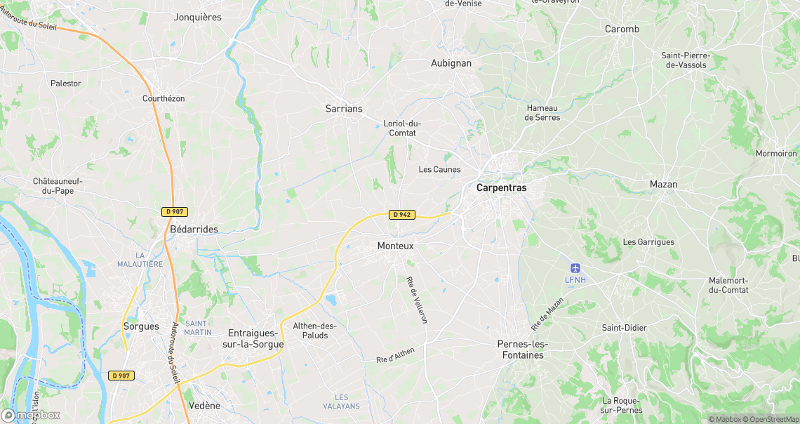 Localisation de la voiture à Monteux