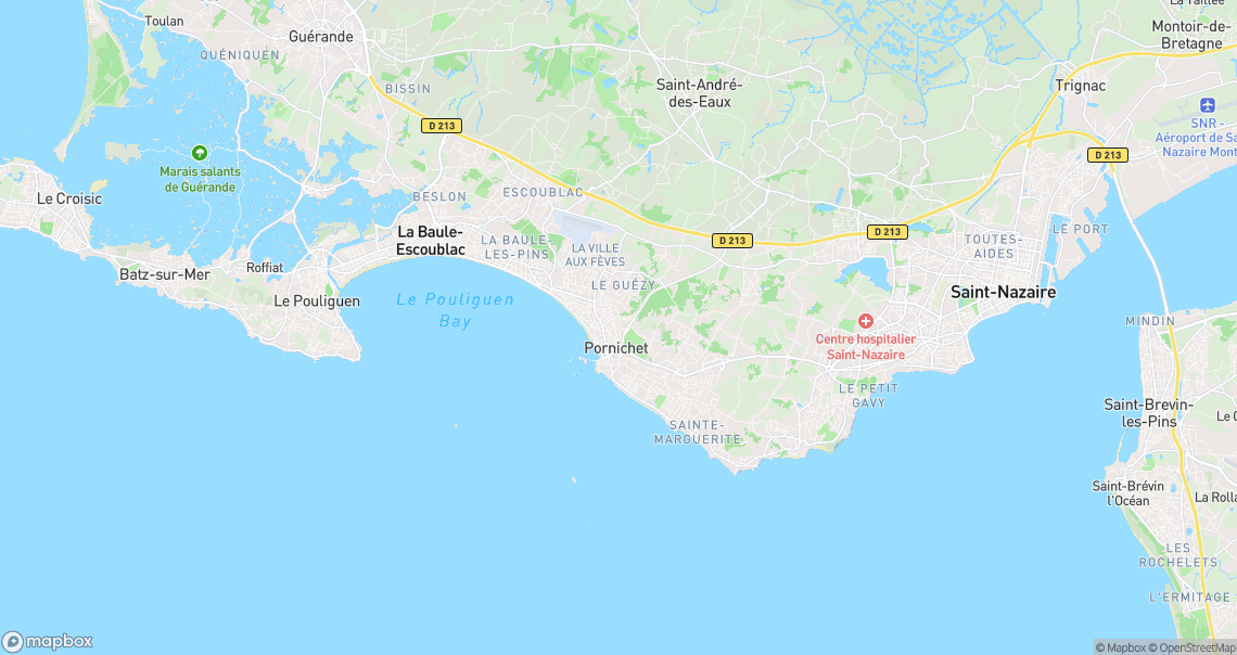 Localisation de la voiture à Pornichet