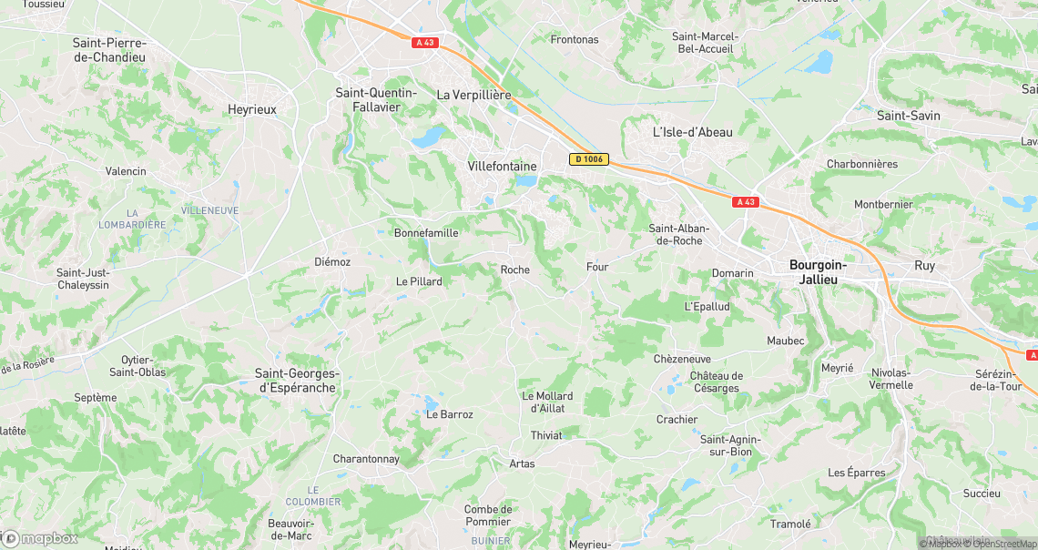 Localisation de la voiture à Roche