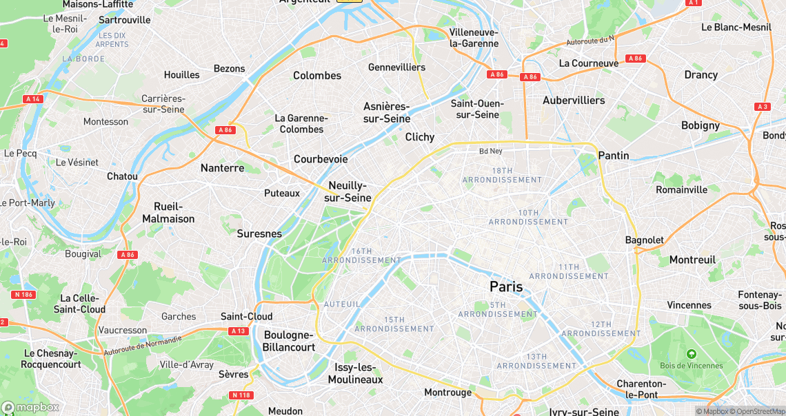 Localisation de la voiture à Paris