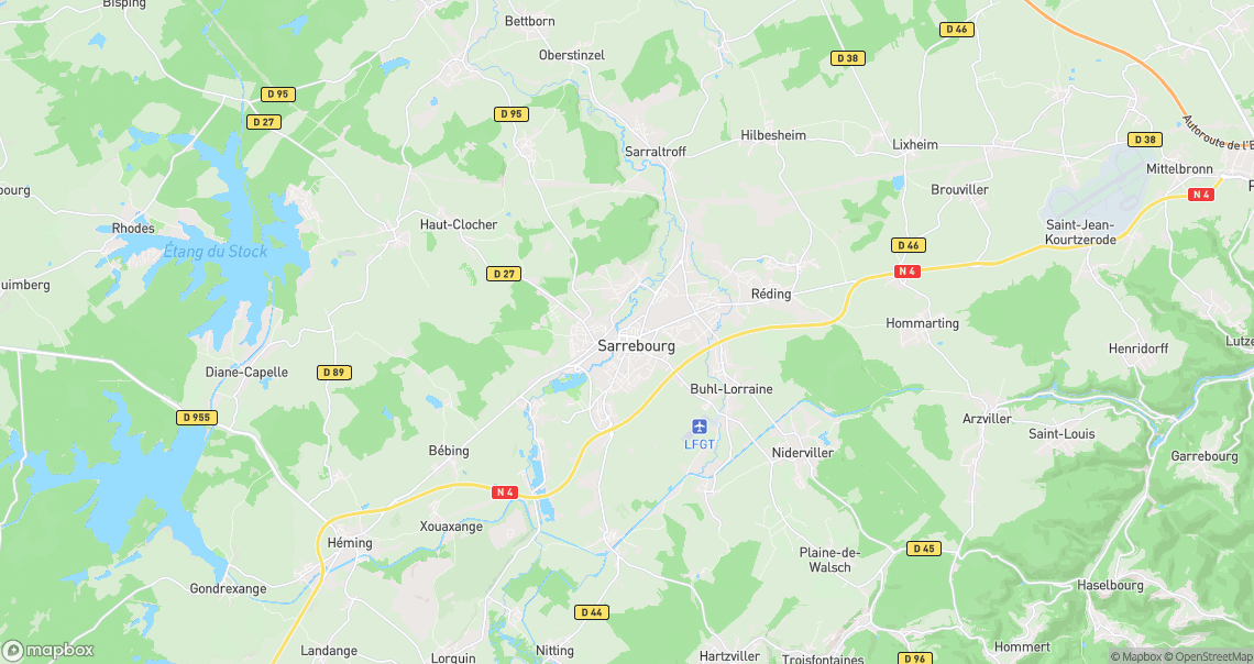 Localisation de la voiture à Sarrebourg