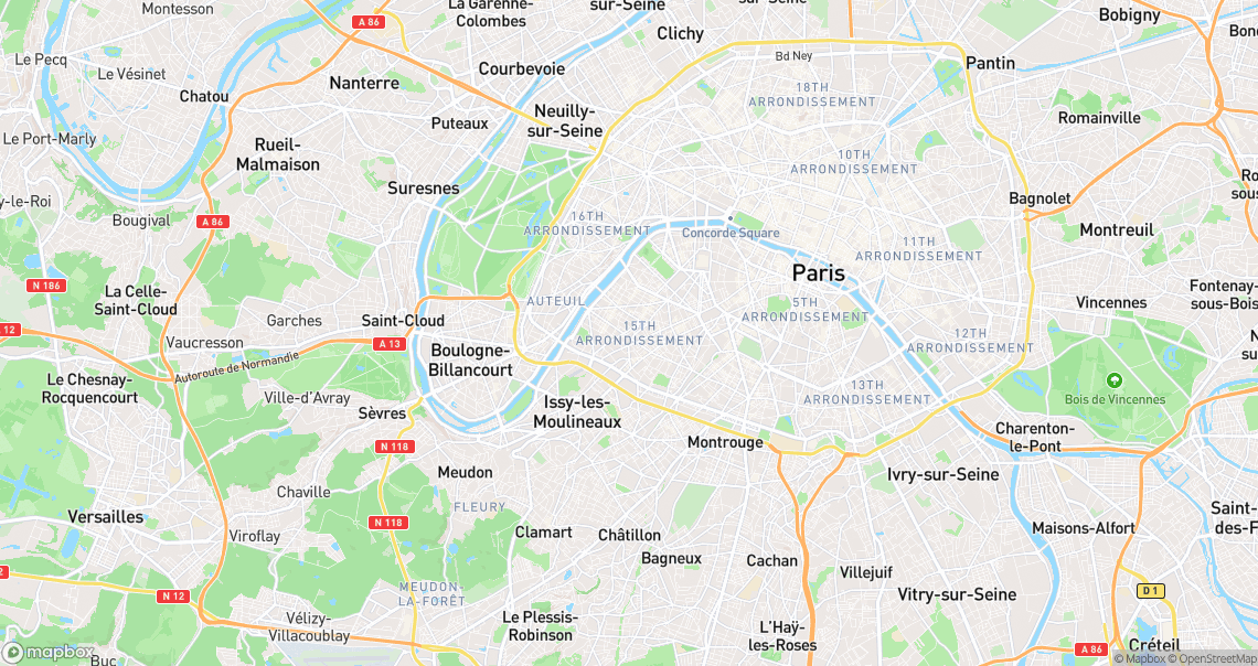 Localisation de la voiture à Paris