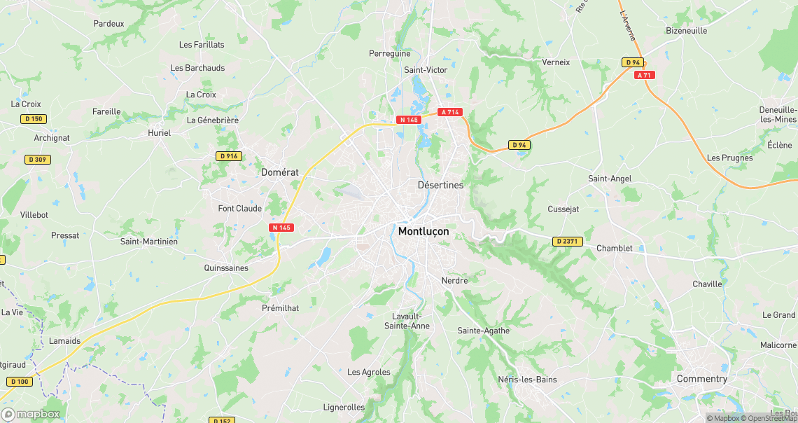 Localisation de la voiture à Montluçon