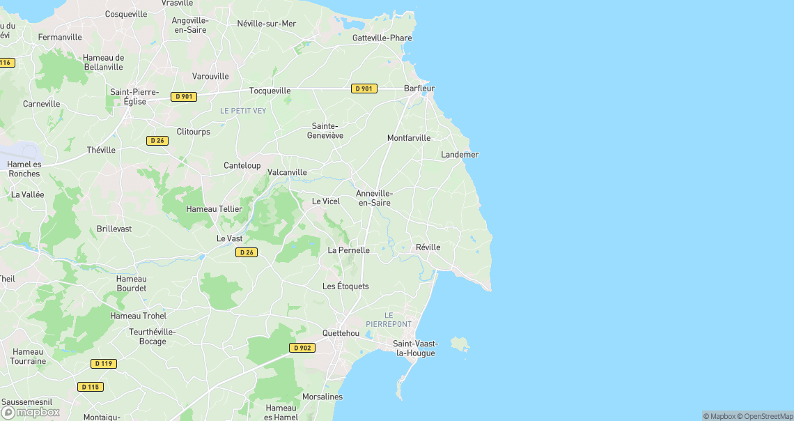 Localisation de la voiture à Réville
