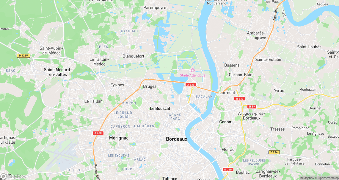 Localisation de la voiture à Bruges