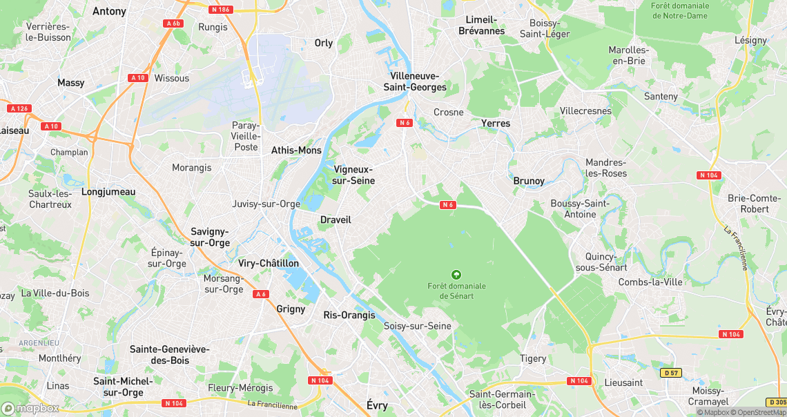 Localisation de la voiture à Vigneux-sur-Seine