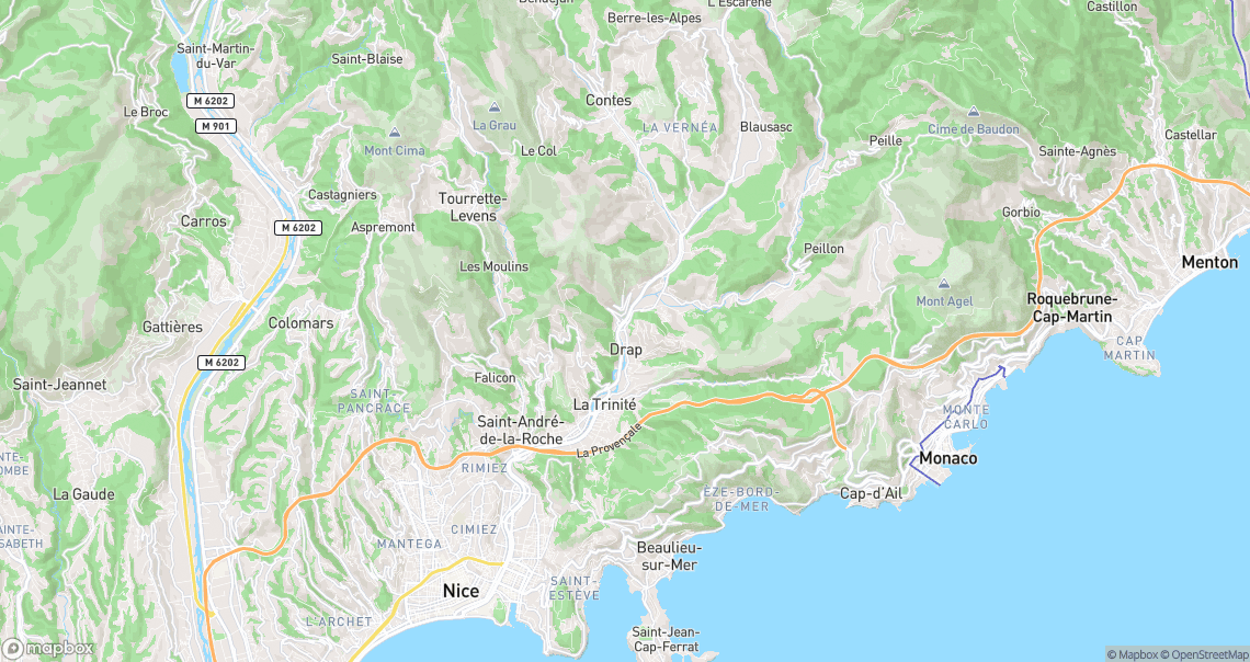 Localisation de la voiture à Drap