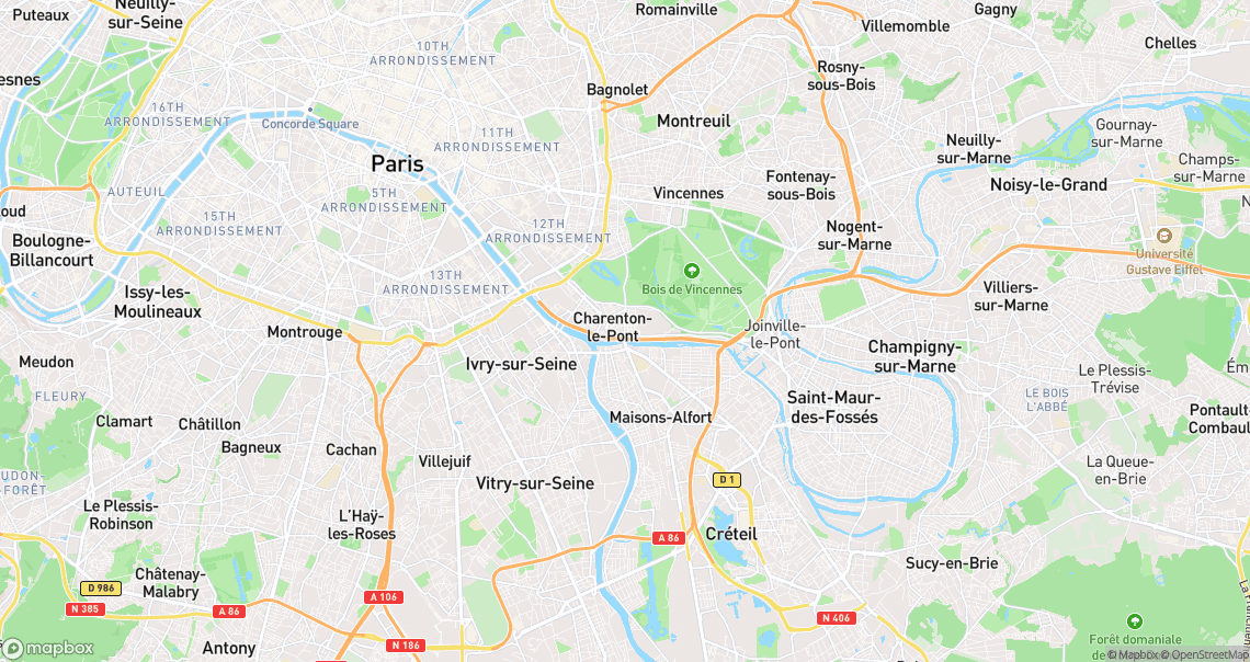 Localisation de la voiture à Saint-Maurice