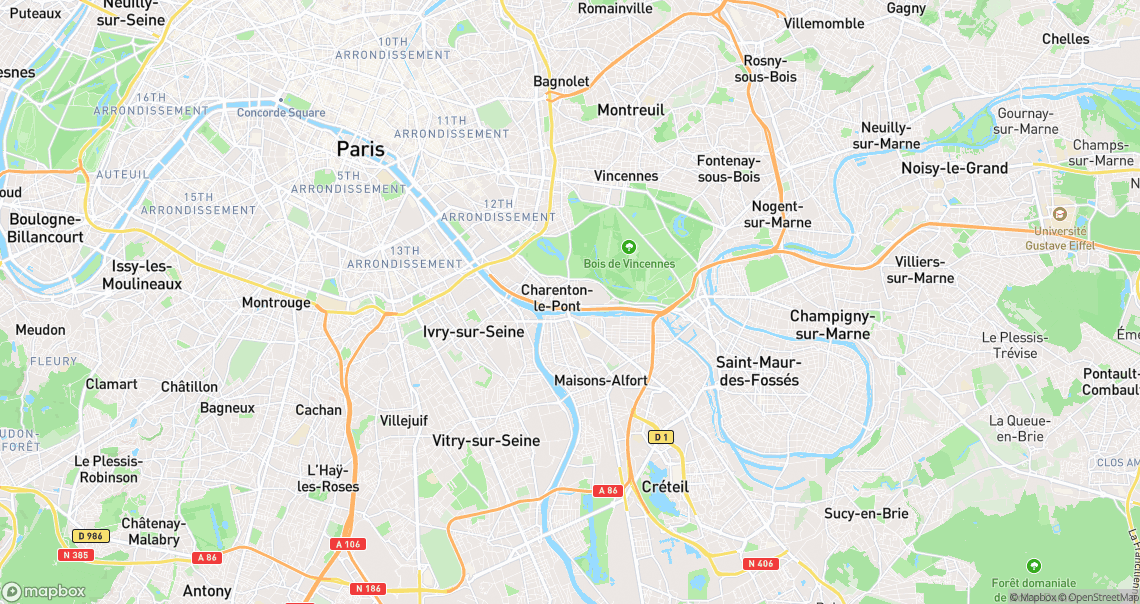 Localisation de la voiture à Saint-Maurice
