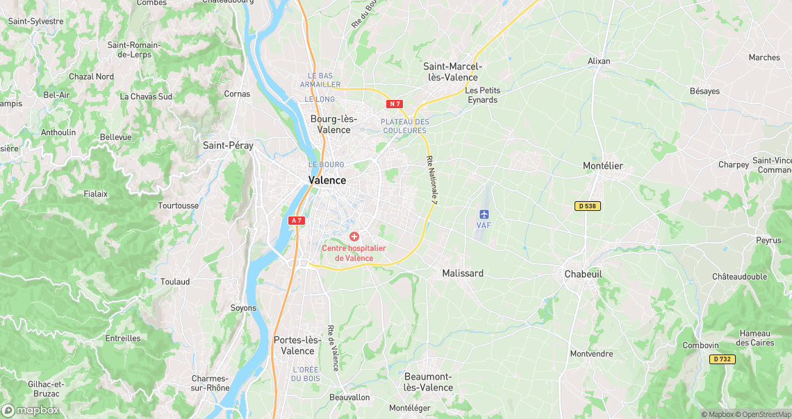 Localisation de la voiture à Valence