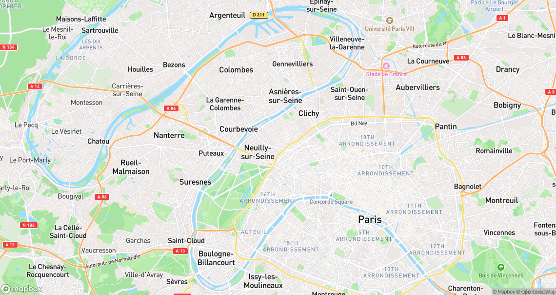 Localisation de la voiture à Levallois-Perret
