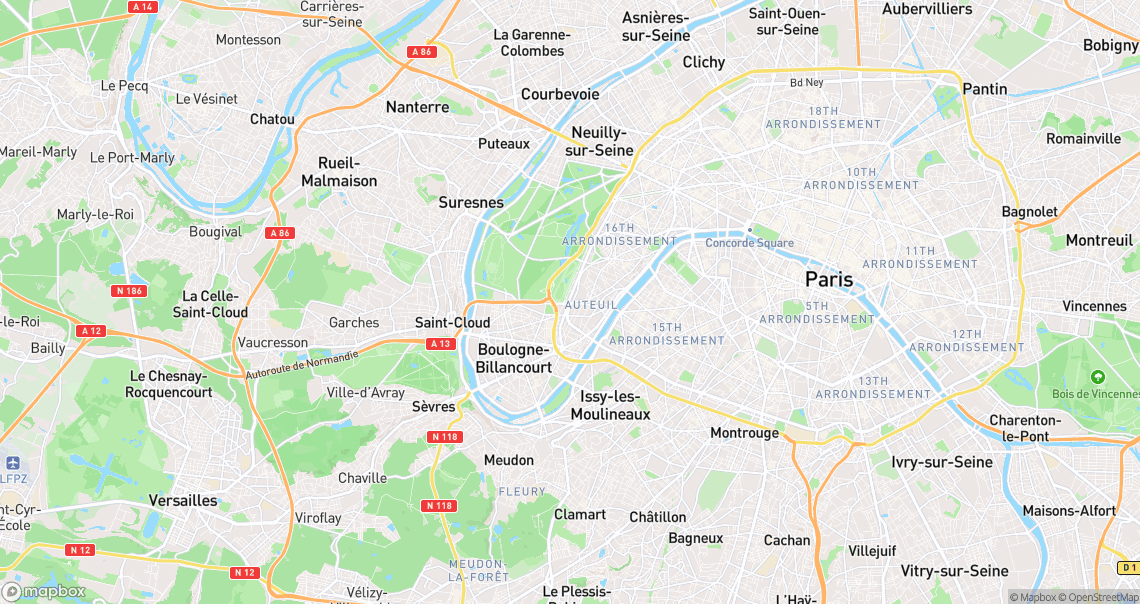 Localisation de la voiture à Paris