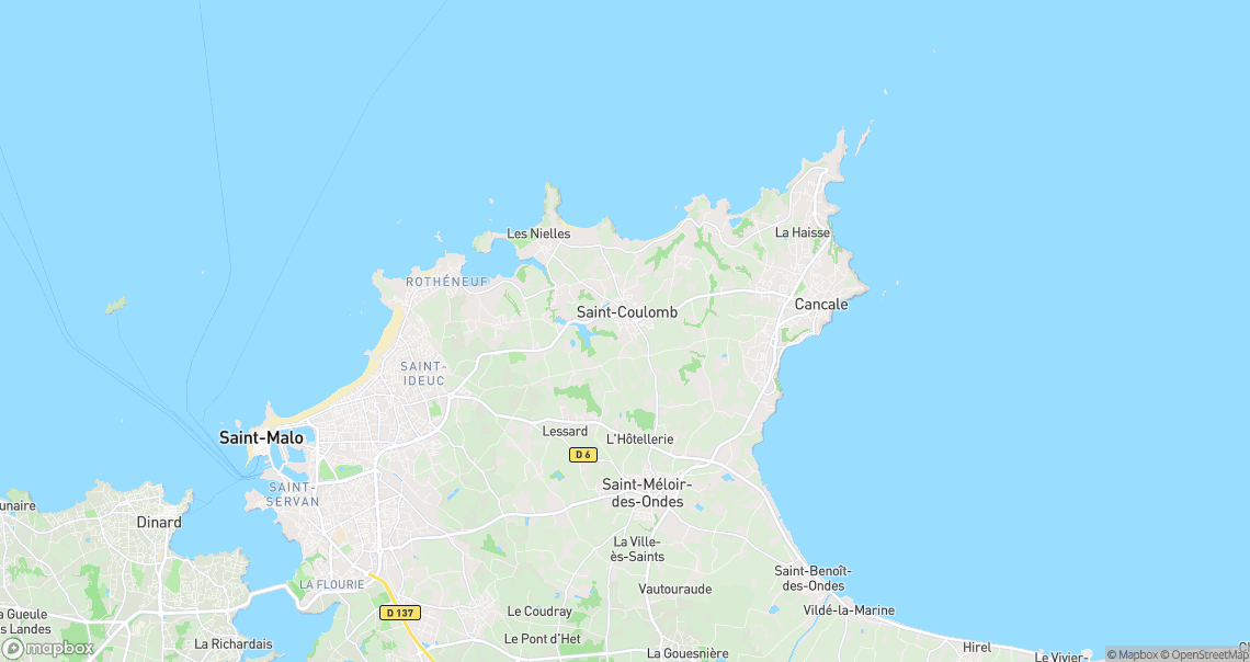 Localisation de la voiture à Saint-Coulomb