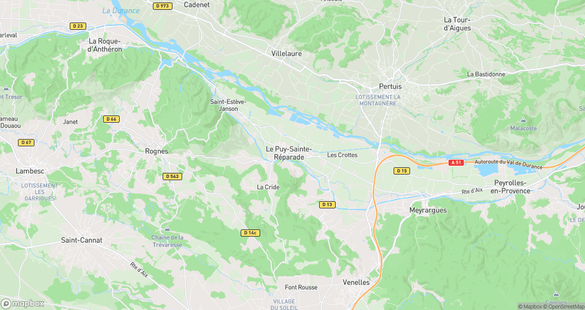 Localisation de la voiture à Le Puy-Sainte-Réparade