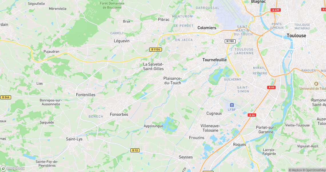 Localisation de la voiture à Plaisance-du-Touch