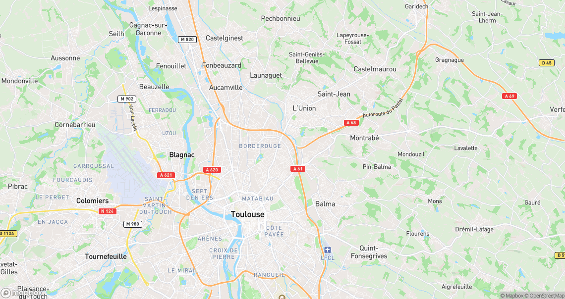 Localisation de la voiture à Toulouse
