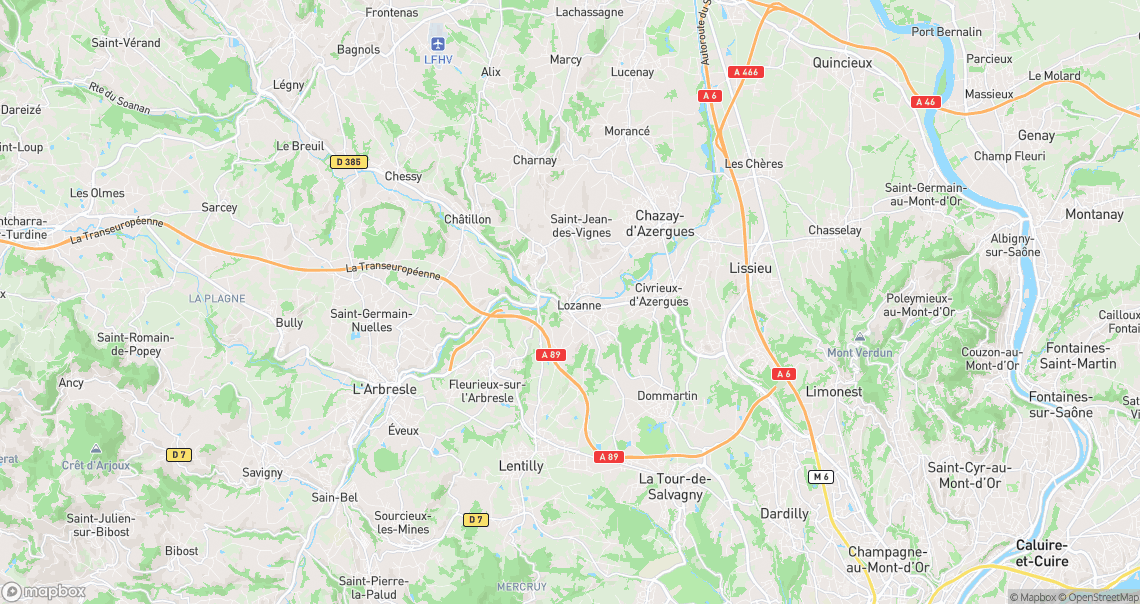 Localisation de la voiture à Lozanne