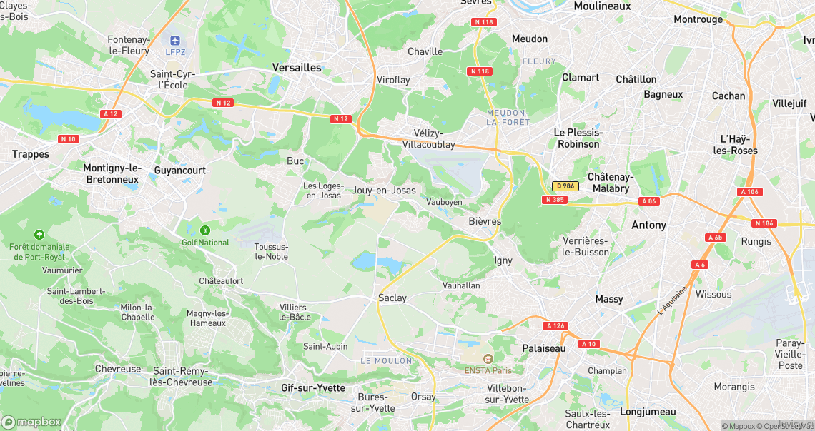 Localisation de la voiture à Saclay
