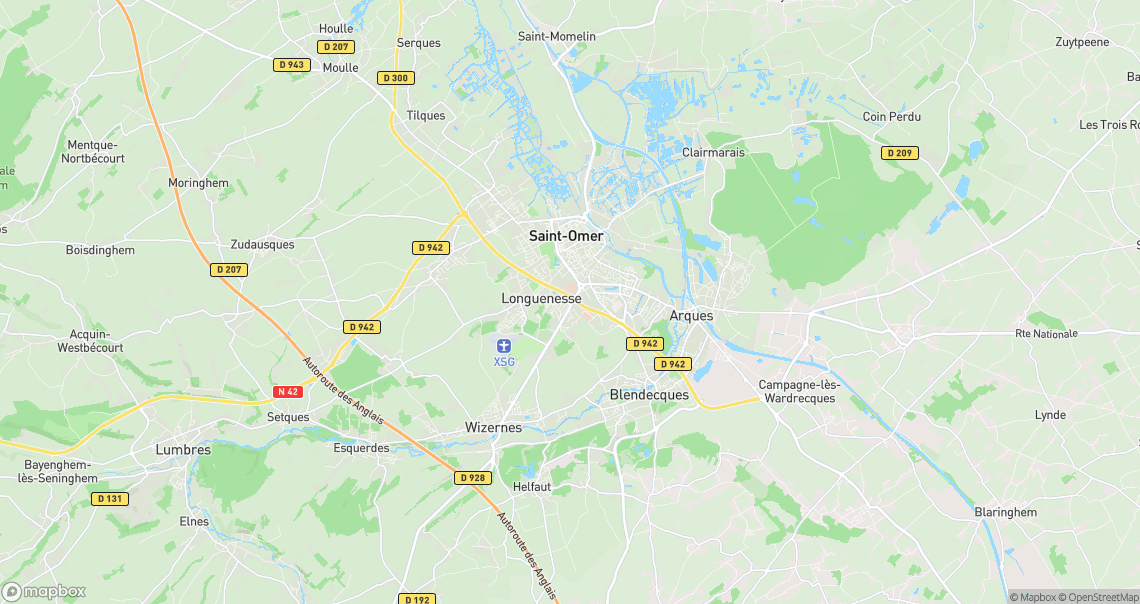 Localisation de la voiture à Longuenesse