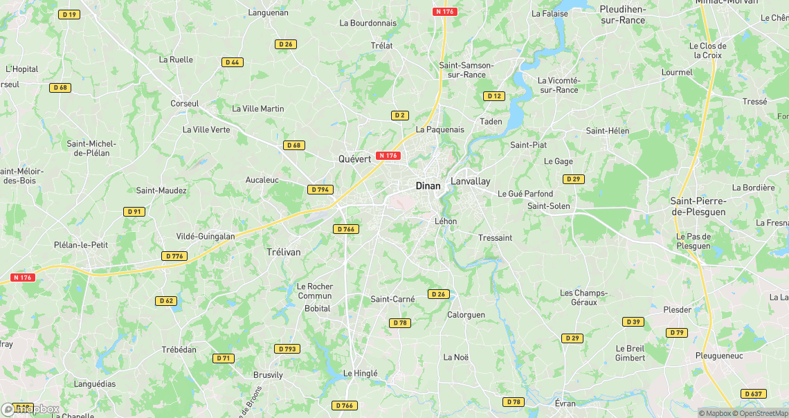 Localisation de la voiture à Dinan