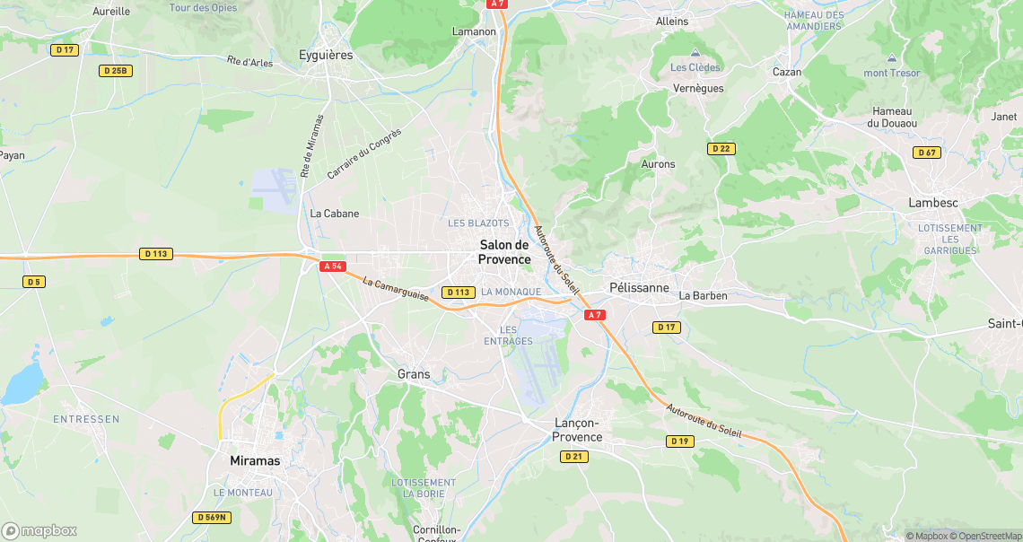 Localisation de la voiture à Salon-de-Provence