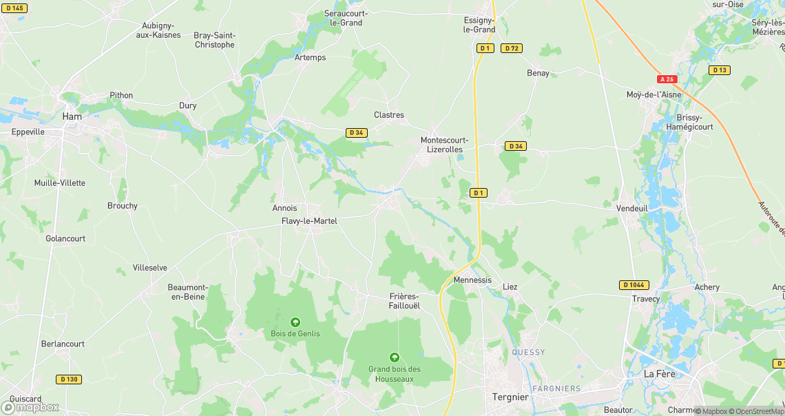 Localisation de la voiture à Jussy