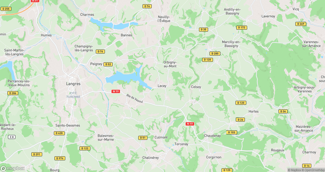 Localisation de la voiture à Lecey
